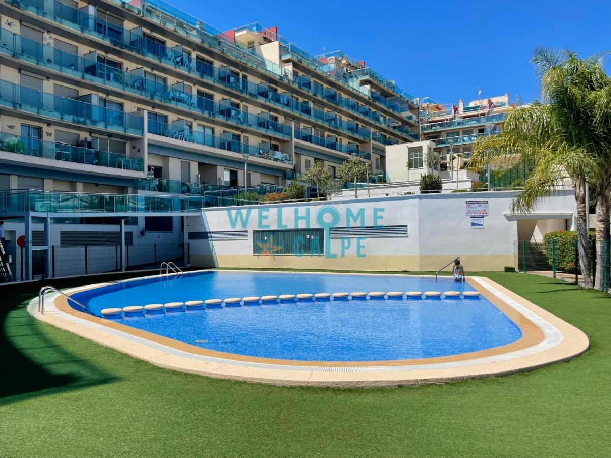 Apartmán Lima Con Piscina Y Vista Al Mar Calpe Exteriér fotografie